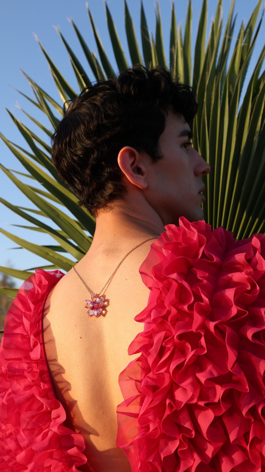 Swarovski jewelry campaign cover featuring Luis Corrales